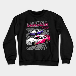 JDM cars drift Tandem Crewneck Sweatshirt